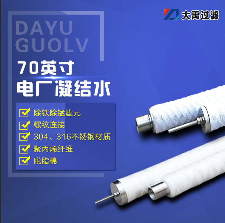 回收、翻新電廠凝結水濾芯、濾元